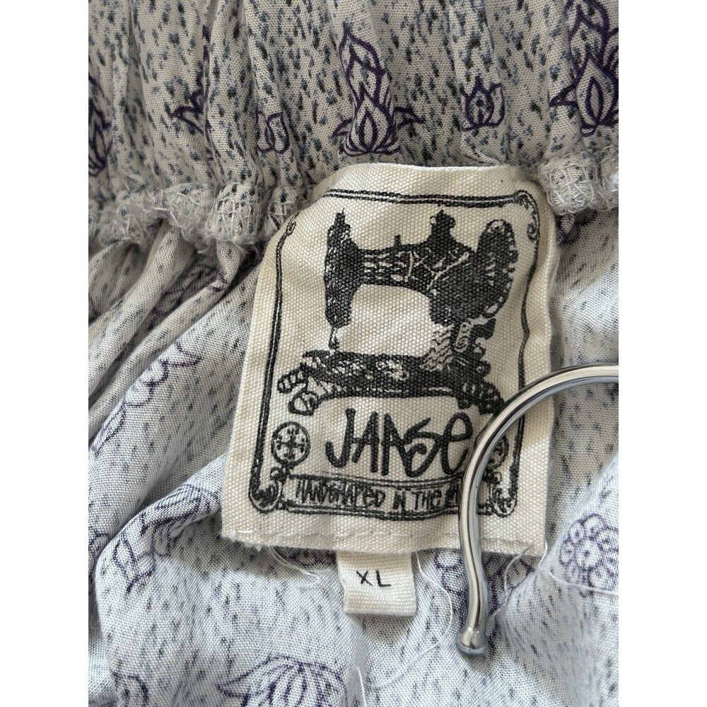 Jaase XL Boho Maxi Skirt Tiered Ruffle Wrap Floral Embroidered Festival Flowy - Picture 7 of 11